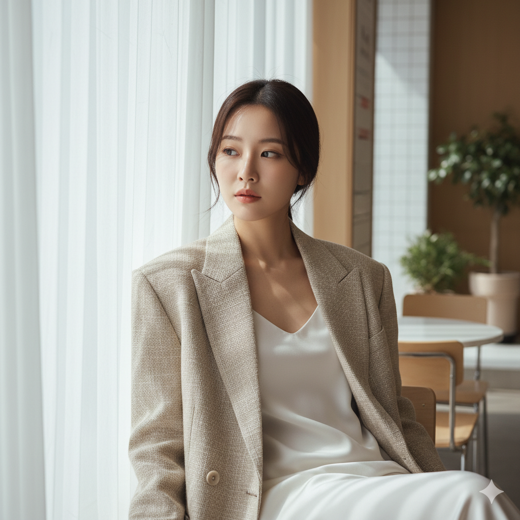 Seoul Cafe Morning: Soft Focus Editorial preview